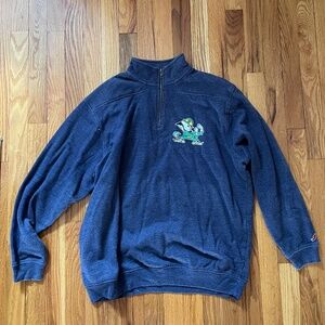 Notre Dame Quarter Zip Sweatshirt